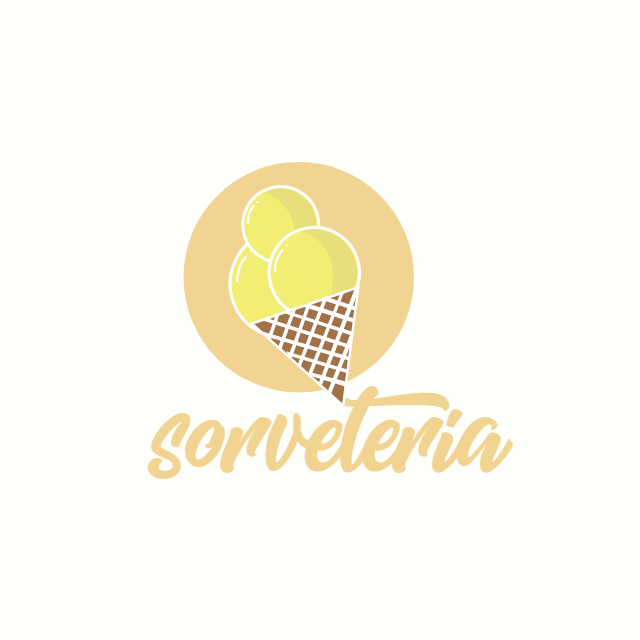 Logo de Sorveteria Editável: Crie seu Logotipo Online Logo de Sorveteria Editável: Crie seu Logotipo Online