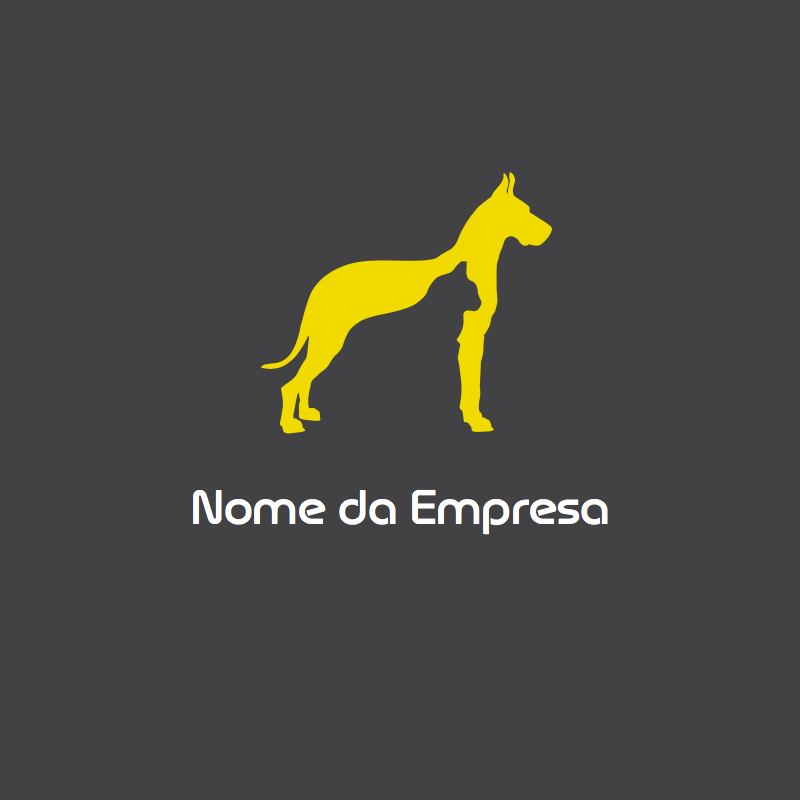 Logo para Pet Shop com Cão e Gato para Editar Online Logo para Pet Shop com Cão e Gato para Editar Online