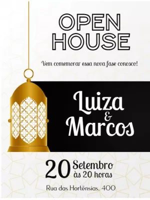 Convite jantar open house