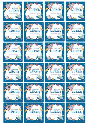 Tag aniversário Espaço