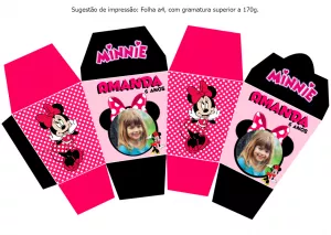 Caixa Sushi Minnie Mouse