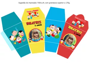 Caixa Sushi Turma da Monica Toy