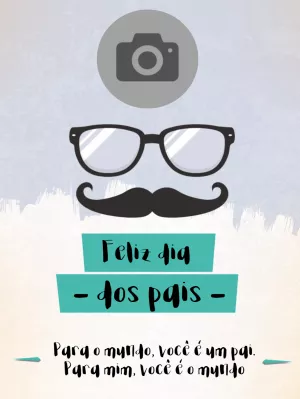 Post Dia dos pais com foto