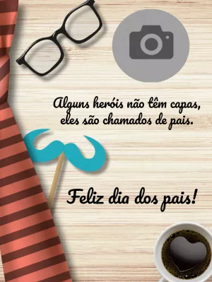 Post Dia dos pais com foto