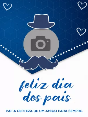 Post Dia dos pais com foto