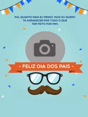 Post Dia dos pais com foto