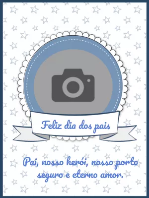 Post Dia dos pais com foto