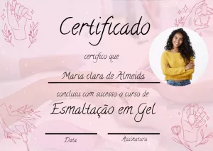 Certificado Manicure