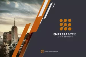 Cartão de Visita para empresas Abstrato