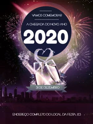 Convite de ano novo