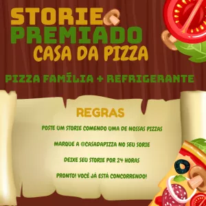 Stories Premiado Pizzaria