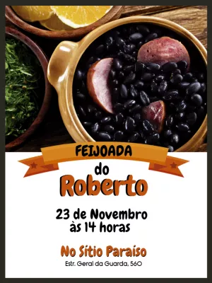 Convite para Feijoada