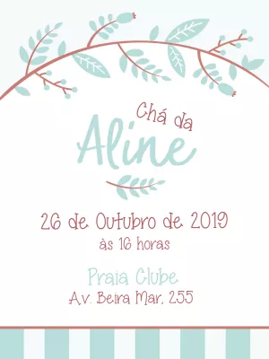 Convite de chá de panela ramos