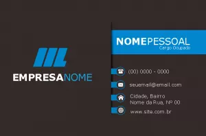 Cartão de visita para empresas Abstrato