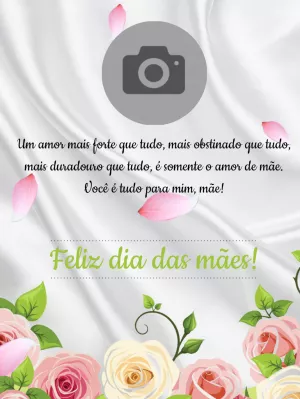 Post Dia das Mães com foto