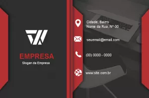 Cartão de visita para empresas Abstrato