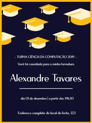 Convite de formatura