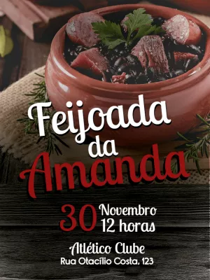 Convite para Feijoada