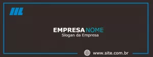 Banner para empresas Abstrato