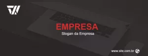 Banner para empresas Abstrato