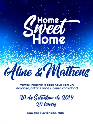 Convite jantar open house