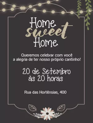 Convite jantar open house