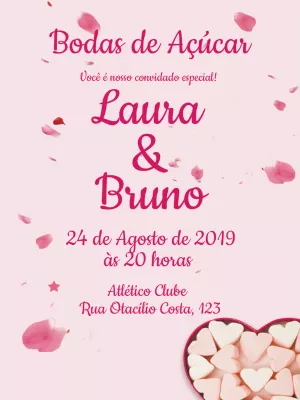 Convite Bodas de Perfume