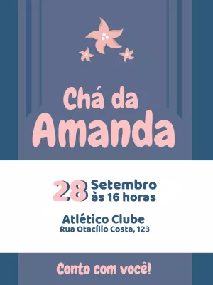 Convite de chá de panela