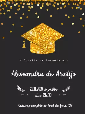 Convite de formatura