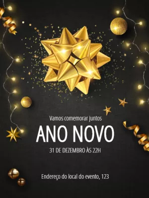 Convite de ano novo
