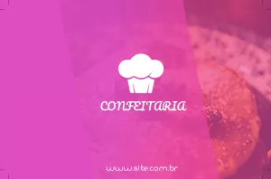 Cartão de Visita para Confeitaria