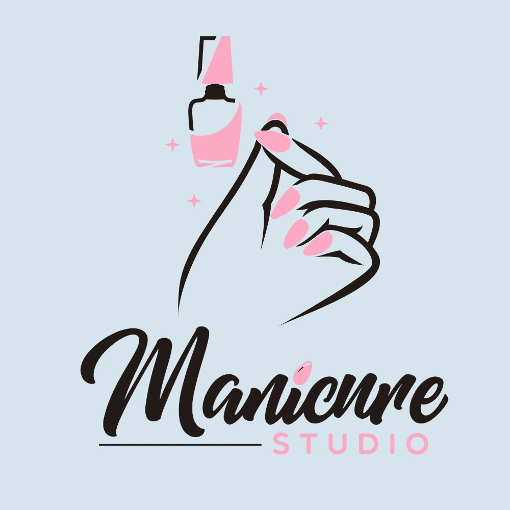 Logo Manicure e Nail Designer para Editar Online
