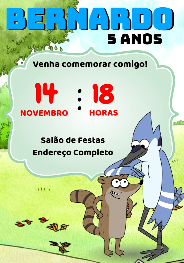 Convite Aniversário Apenas Um Show para Editar Online