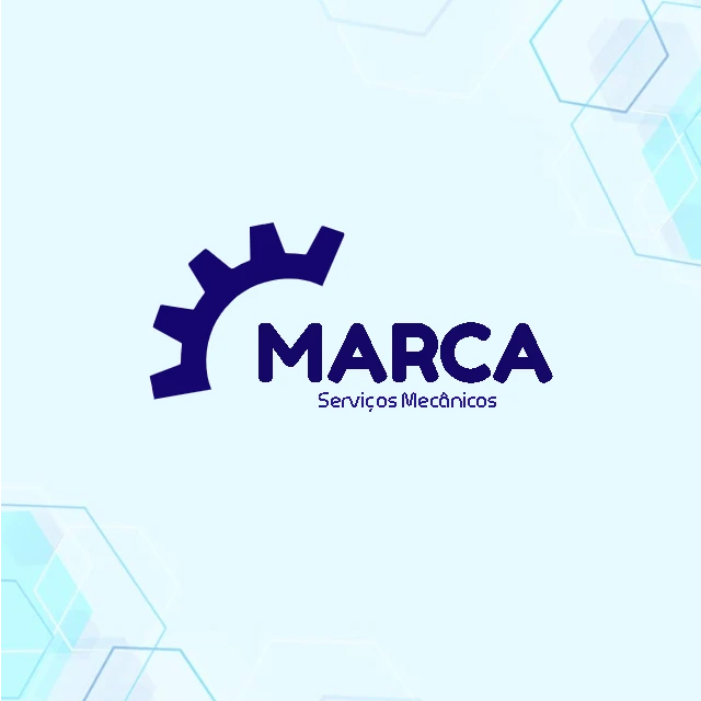 Logo para Oficina Mecânica com Engrenagem para Editar