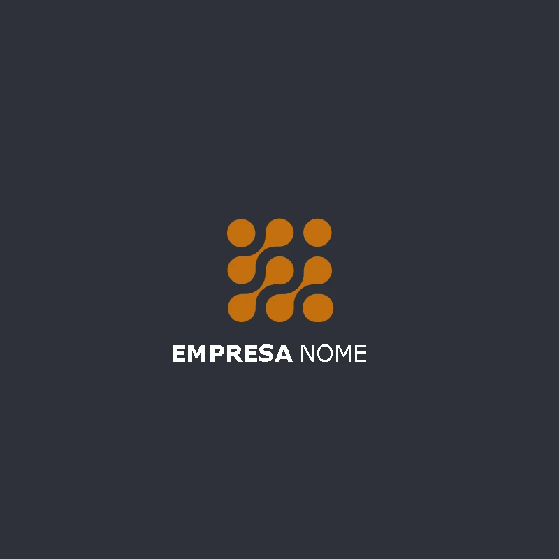 Logotipo Abstrato de Tecnologia Editável para Sua Marca