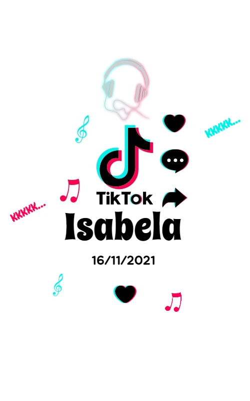 Arte Editável Online para Aniversário Tema Rede Social