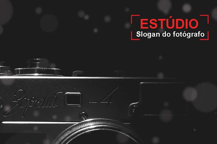 Cartão de Visita Fotografia Profissional Editável Online