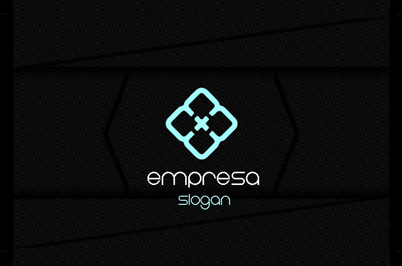 Cartão de Visita Abstrato e Moderno para Editar Online