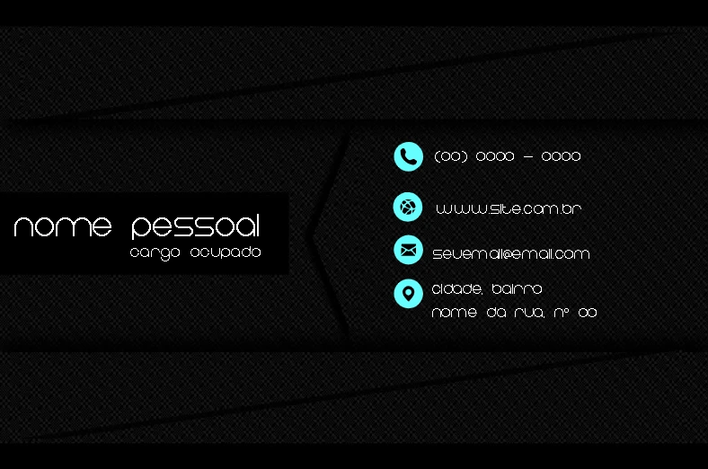 Cartão de Visita Abstrato e Moderno para Editar Online