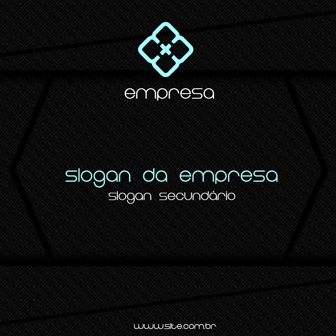 Post Corporativo Abstrato para Editar Online