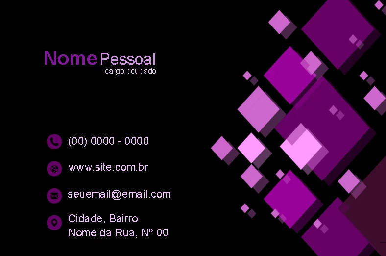 Cartão de Visita Abstrato Moderno para Editar Online