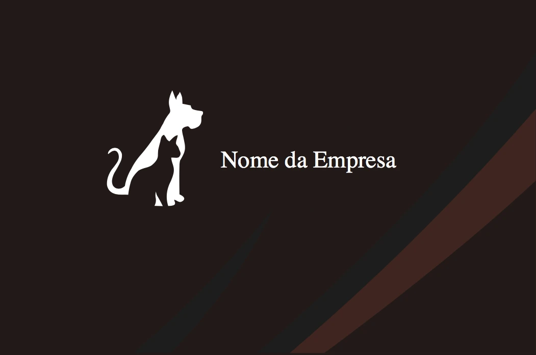 Cartão de Visita Pet Shop com Logo de Animais para Editar Online