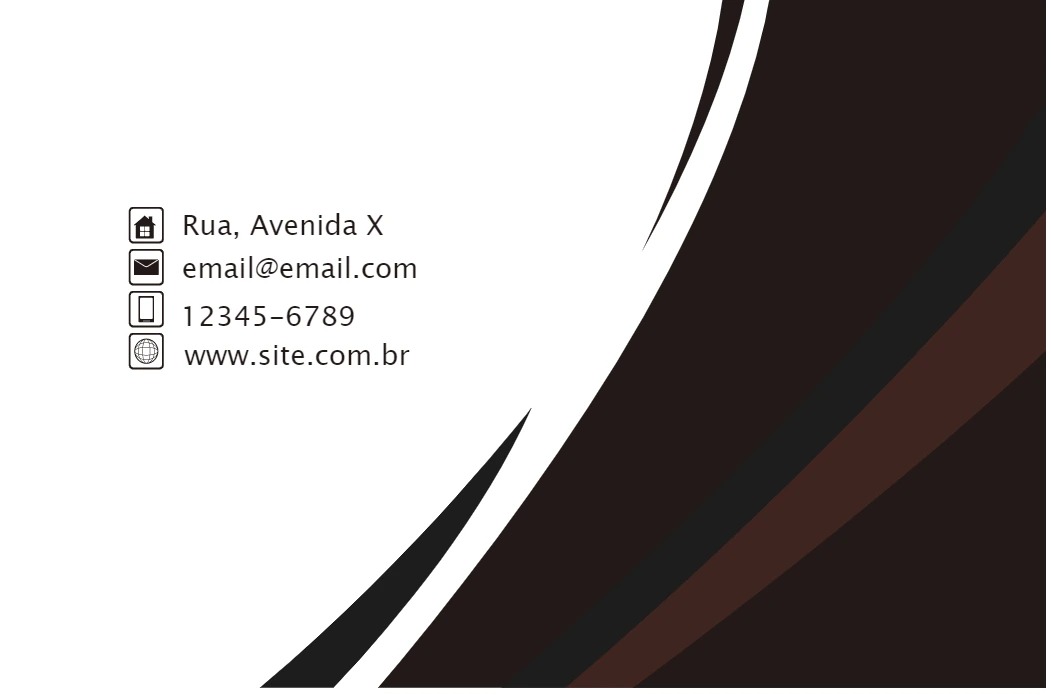 Cartão de Visita Profissional com Design Moderno para Editar