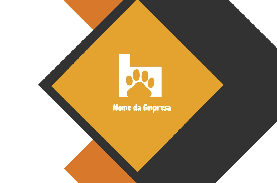 Cartão de Visita Pet Shop com Logo de Patinha para Editar Online