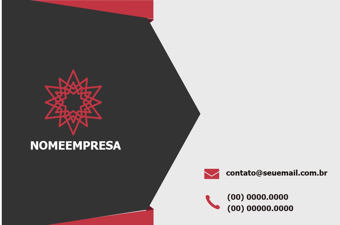 Cartão de Visita Abstrato e Moderno para Editar Online