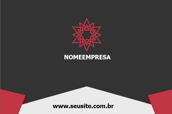 Cartão de Visita Abstrato Corporativo para Editar Online