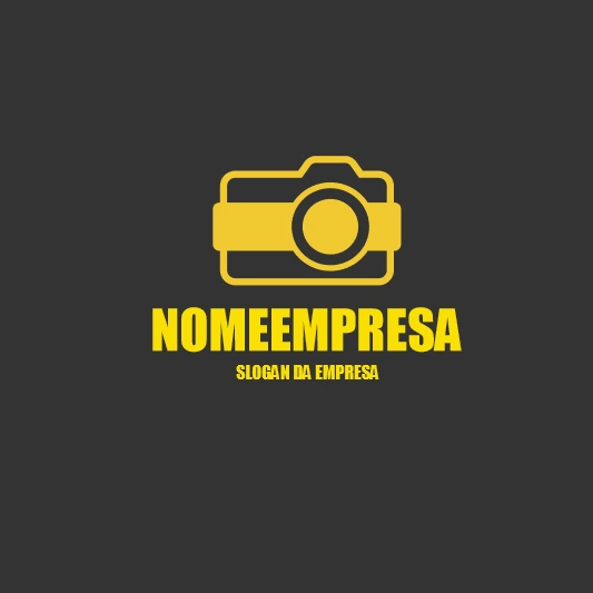 Logo Editável para Fotógrafo com Câmera para Criar Online