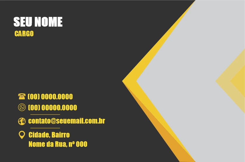 Cartão de Visita Profissional Moderno para Editar Online