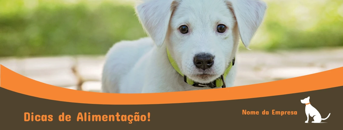 Banner para Pet Shop com Cachorrinho Fofo para Editar Online