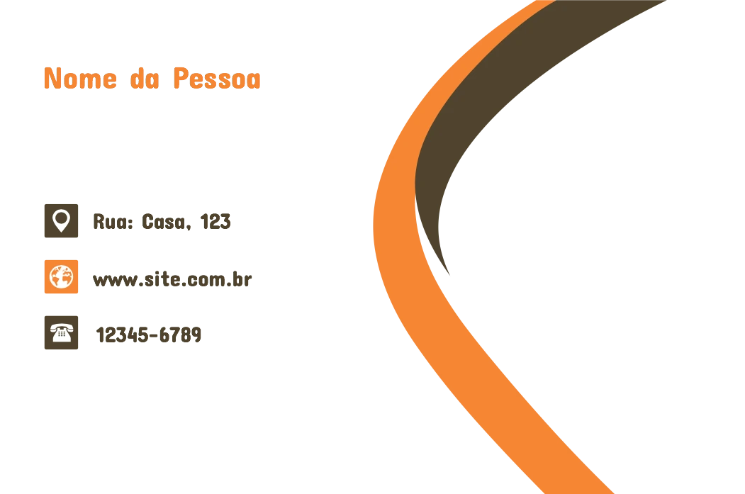 Cartão de Visita Profissional Moderno para Editar Online